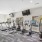 Ample cardio equipment in the fitness center at The Oakley at Saraland